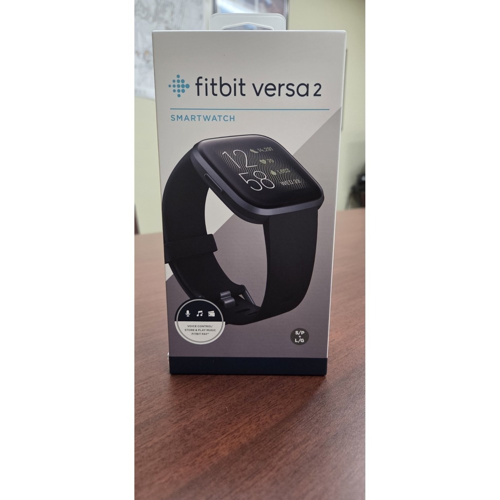 fitbit versa 2, Sealed, Voice Control, Music, Fitbit Pay, Small+large Band,sleep